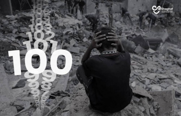 الوضع الإنساني في غزة بعد أكثر من 100 يوم